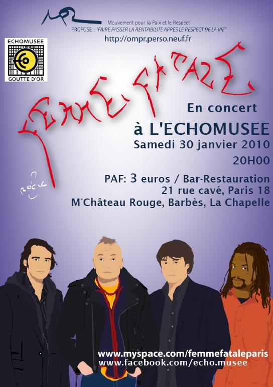 FEMME FATALE - L'ECHOMUSEE - 30 JANVIER 2010