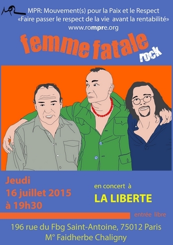 FEMME FATALE - LA LIBERTE 16 JUILLET 2015