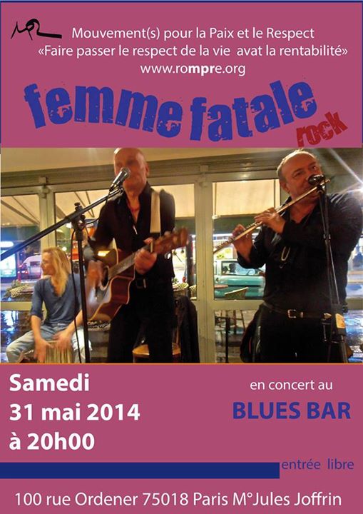 FEMME FATALE - AU BLUES BAR - 31 MAI 2014