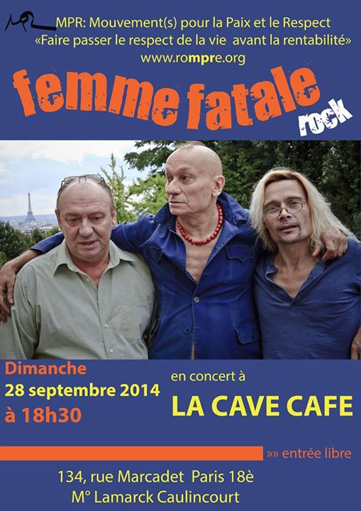 FEMME FATALE - LA CAVE CAFE - 28 SEPTEMBRE 2014